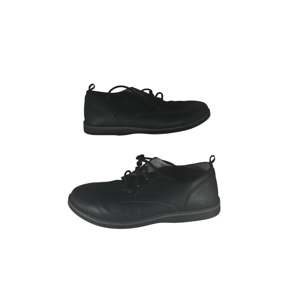Wonder Nation Boys Dress Shoes Size 6 Black Memory Foam Oxford BBWN41FM005L